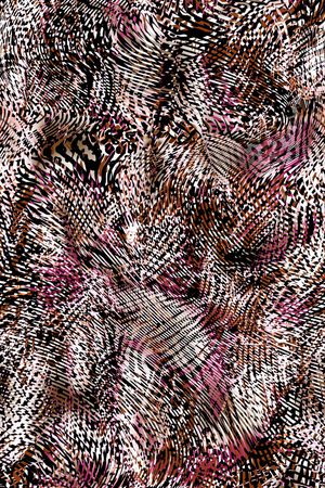 波浪纹印花华亿平台图片