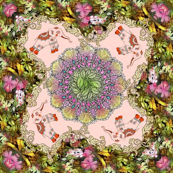 大牌风印花华亿平台图片