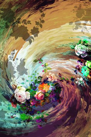 数码定位花印花华亿平台图片