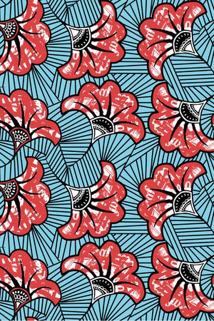 几何花卉印花华亿平台图片