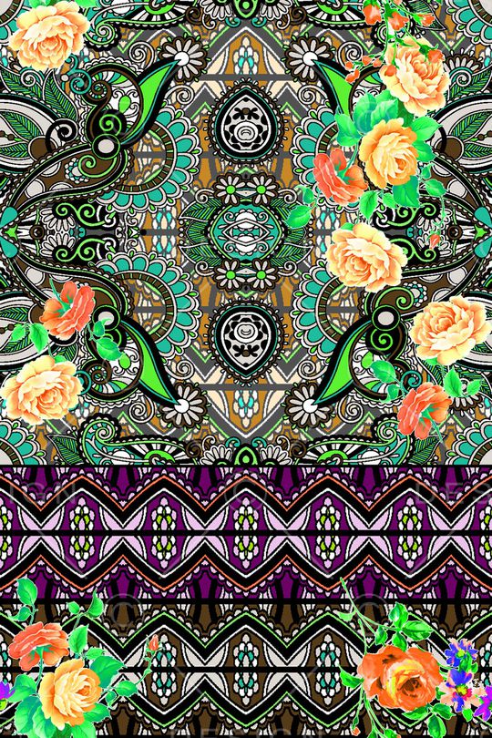 宫廷风印花华亿平台图片