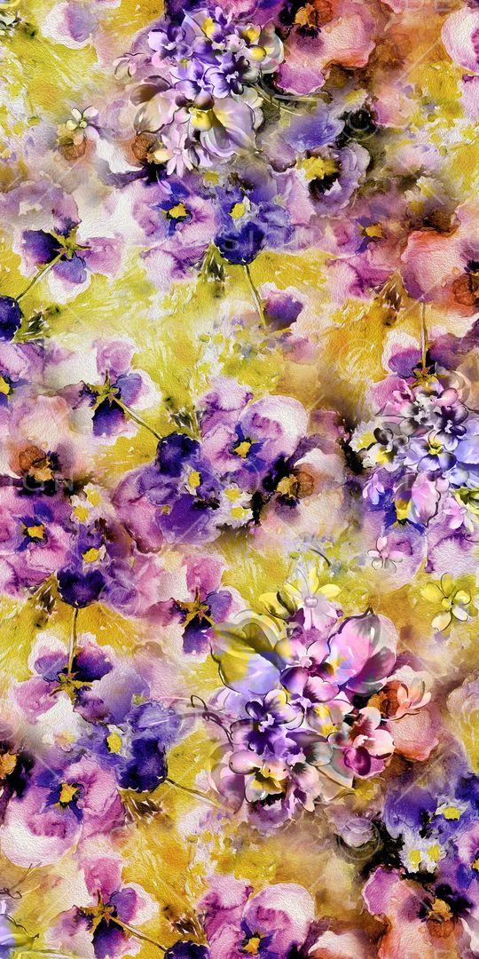 鲜花印花华亿平台图片