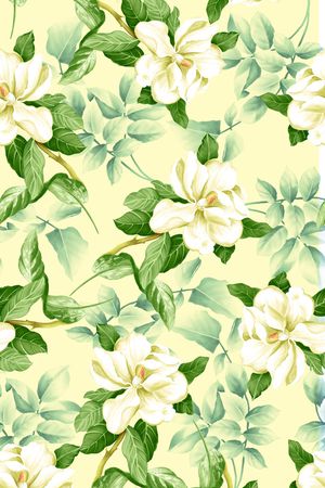 茉莉花印花华亿平台图片