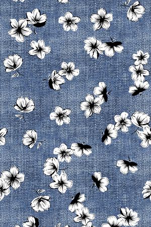 牛仔印花华亿平台图片