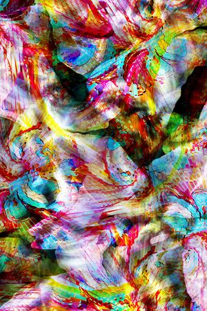 抽象印花华亿平台图片