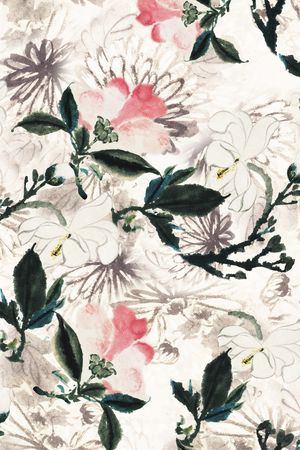 中国风印花华亿平台图片