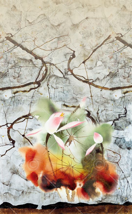 中国风印花华亿平台图片