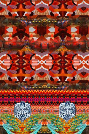 中老年印花华亿平台图片