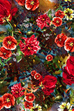 中老年印花华亿平台图片