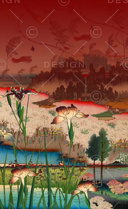 中老年印花华亿平台图片