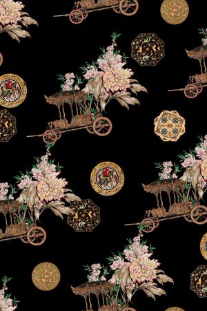 民族风印花华亿平台图片