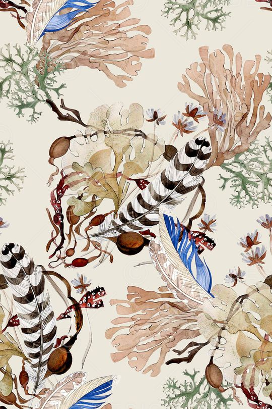 珊瑚印花华亿平台图片