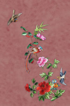 绣花印花华亿平台图片