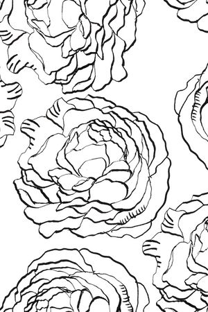 黑白印花华亿平台图片