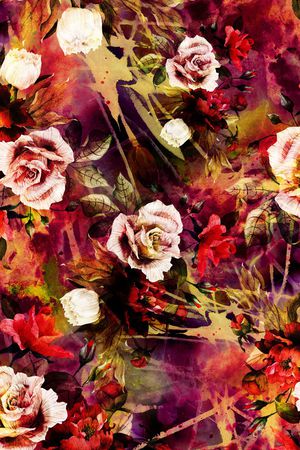 中老年印花华亿平台图片