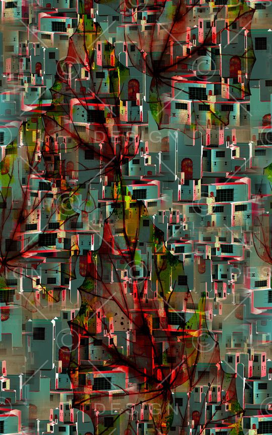 几何印花华亿平台图片