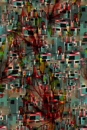 几何印花华亿平台图片