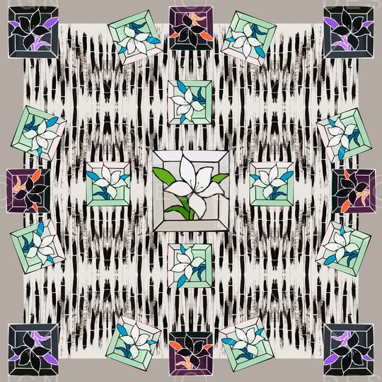 大牌风印花华亿平台图片