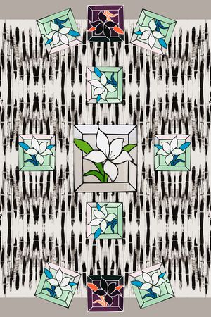 大牌风印花华亿平台图片