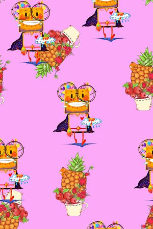 复古印花华亿平台图片