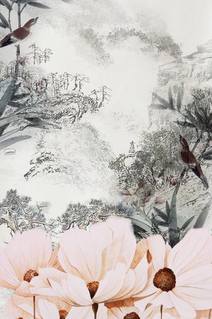 抽象印花华亿平台图片