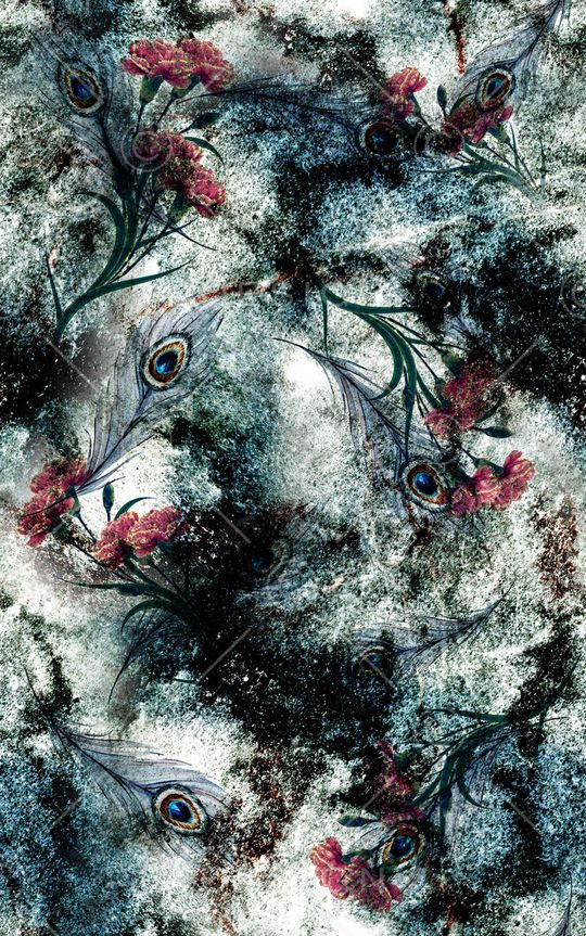 抽象印花华亿平台图片