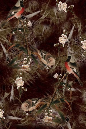 抽象印花华亿平台图片