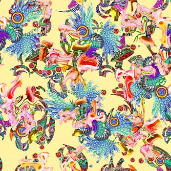 几何印花华亿平台图片