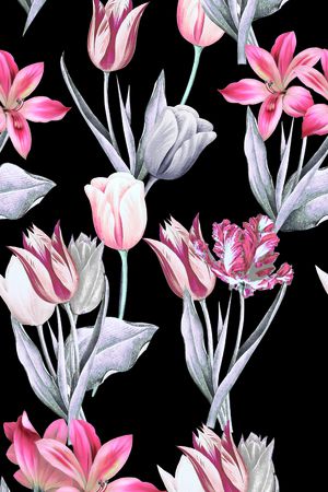 月季花印花华亿平台图片