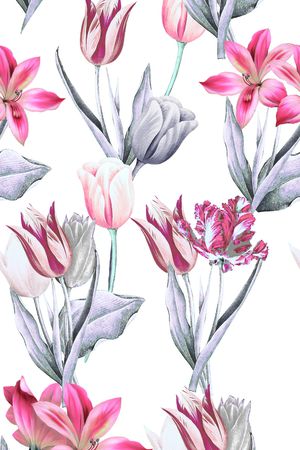 月季花印花华亿平台图片