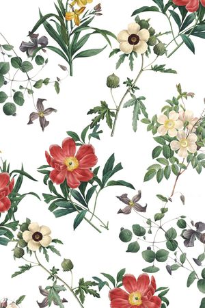 复古印花华亿平台图片