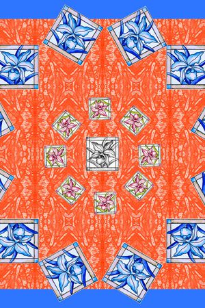 格子印花华亿平台图片