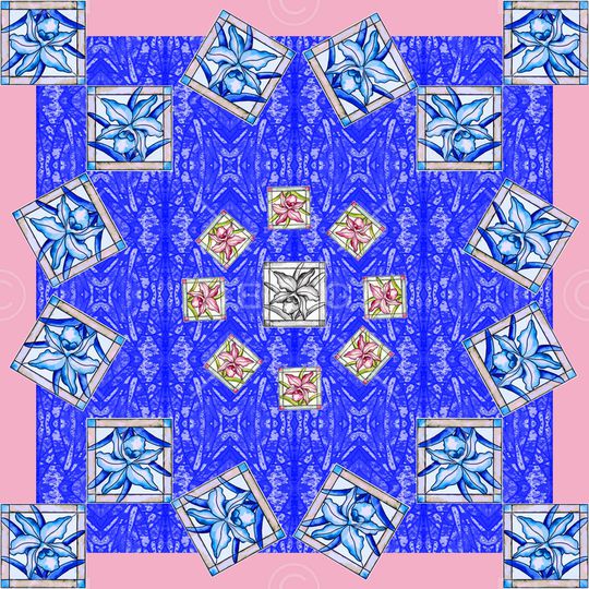 格子印花华亿平台图片