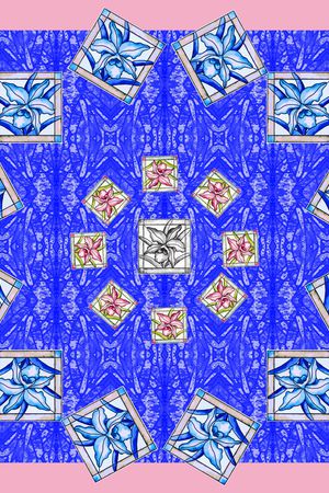 格子印花华亿平台图片