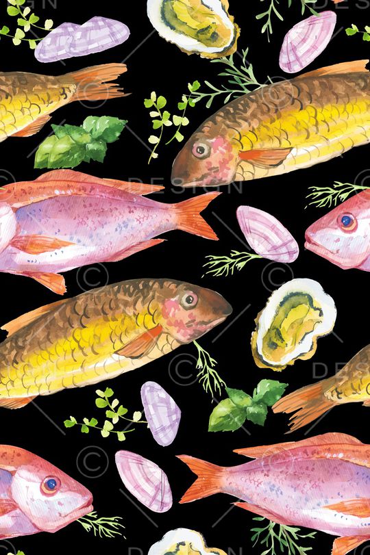 鱼印花华亿平台图片