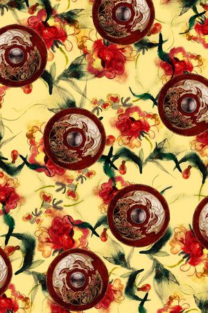 民族风印花华亿平台图片