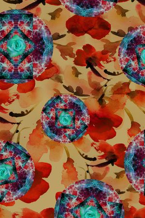 民族风印花华亿平台图片