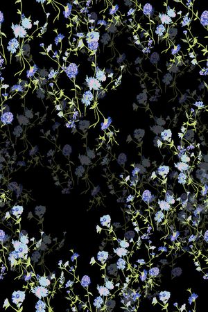 蔷薇花印花华亿平台图片