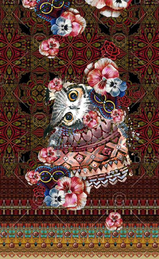 民族风印花华亿平台图片