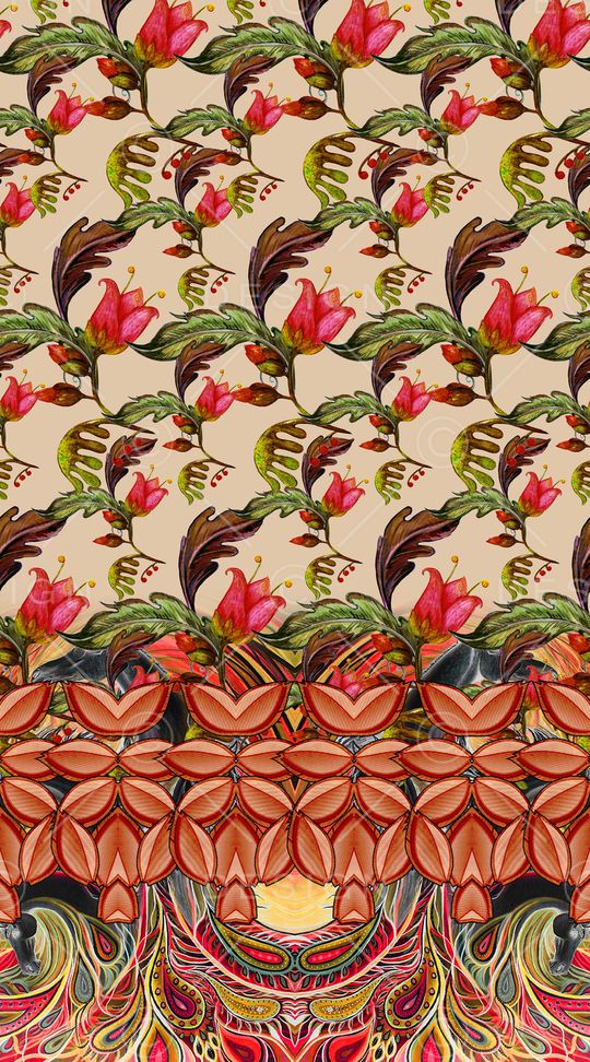 民族风印花华亿平台图片