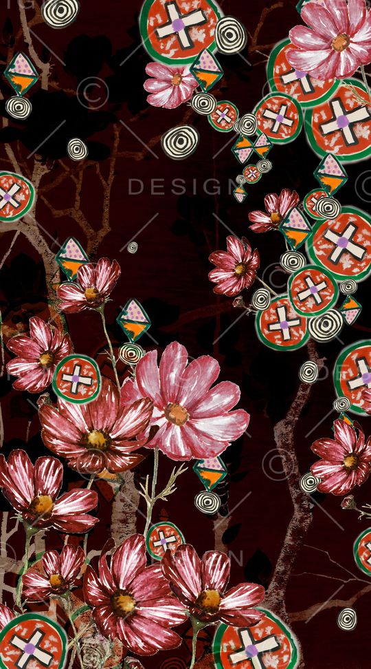 民族风印花华亿平台图片