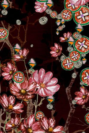 民族风印花华亿平台图片