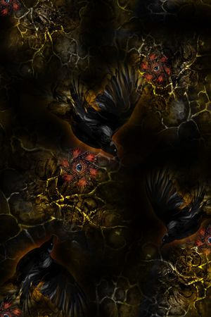 鸟印花华亿平台图片