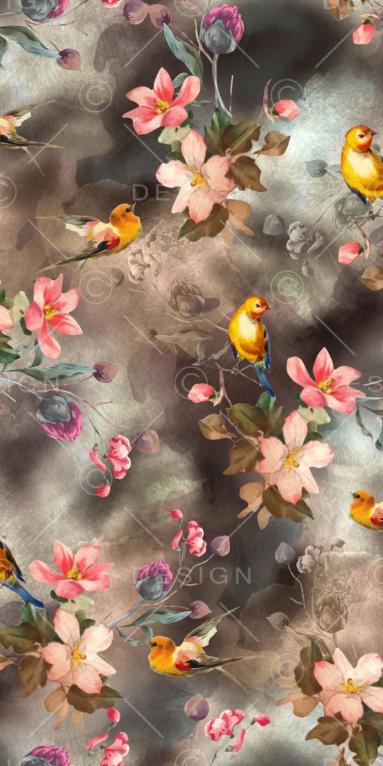 水墨风印花华亿平台图片