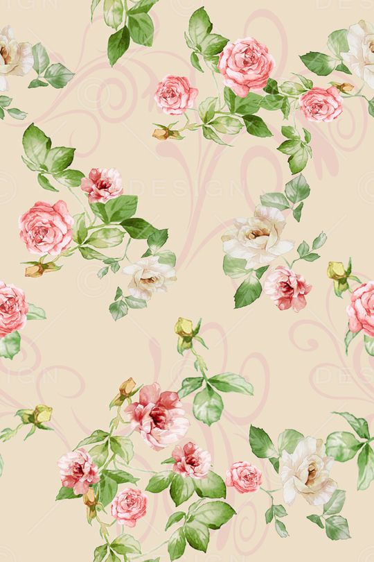 玫瑰花印花华亿平台图片