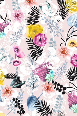 大牌风印花华亿平台图片