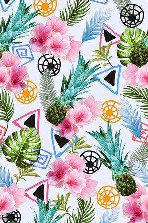 几何印花华亿平台图片