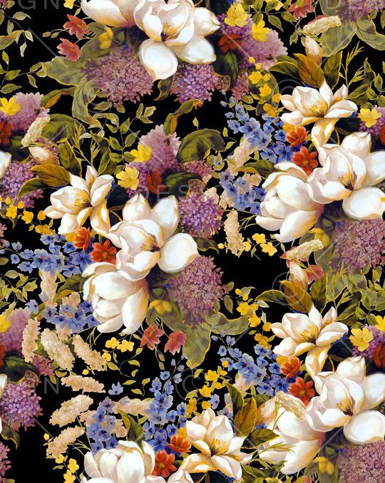 玫瑰花印花华亿平台图片