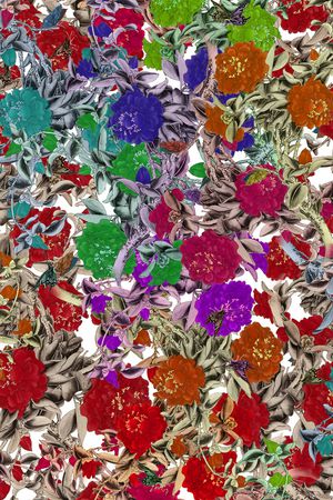 月季花印花华亿平台图片