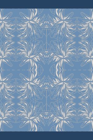 抽象花卉印花华亿平台图片